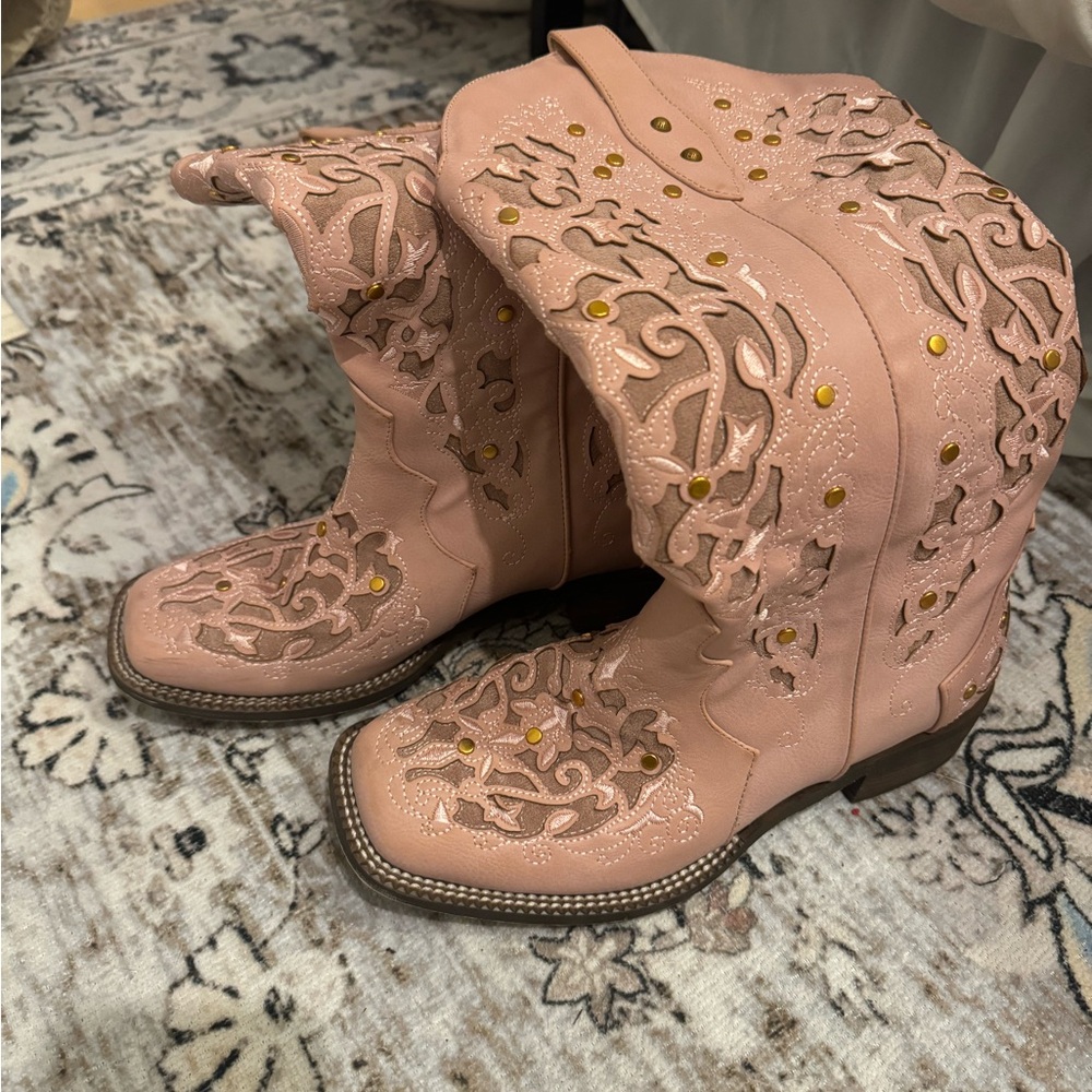 Pink Cowboy Boots